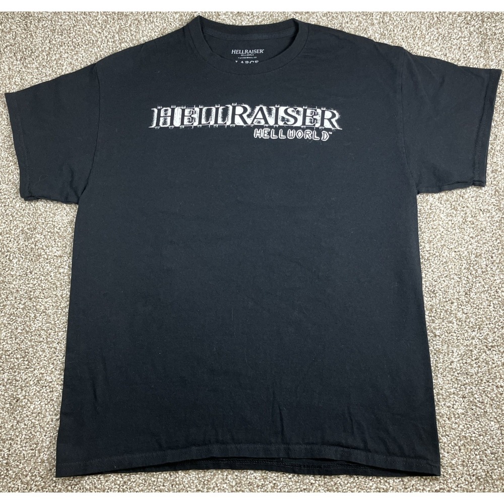 Hellraiser Hellworld Promo‎ T Shirt Short Sleeve Black Size Large - Picture 3 of 5
